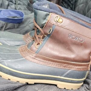 Sporto Men's Brown and Black Boots